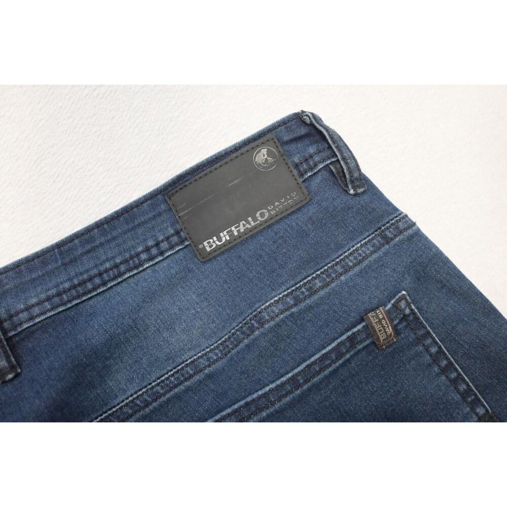 Buffalo David Bitton‎ Axel Buckle Slim Straight Stretch Denim Jeans Mens 38 x 30